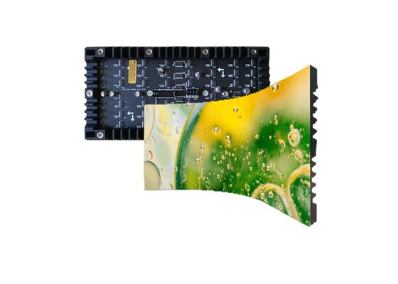 IP45 módulo suave publicitario interior de la pantalla LED Smd2121 P4 RGB LED